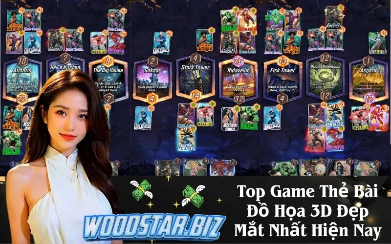 Top Game Thẻ Bài Đồ Họa 3D Đẹp Mắt Nhất Hiện Nay