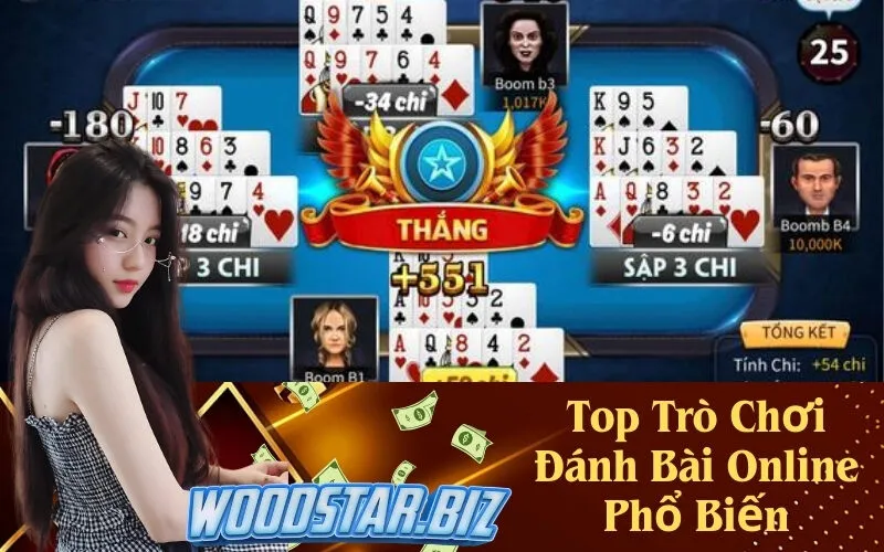 Top Trò Chơi Đánh Bài Online Phổ Biến