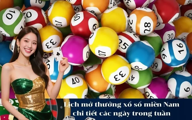 Lịch mở thưởng xổ số miền Nam chi tiết các ngày trong tuần