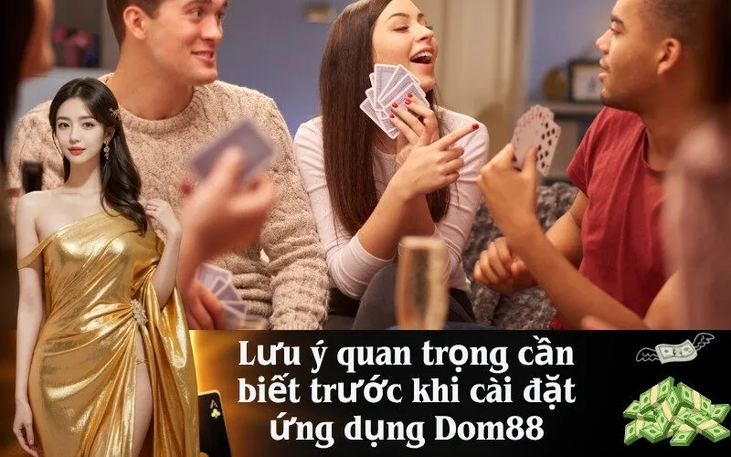 Lưu ý quan trọng cần biết trước khi cài đặt ứng dụng Dom88